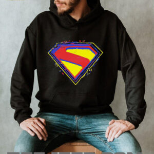 Superman glitch logo shirt
