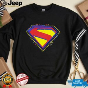 Superman glitch logo shirt