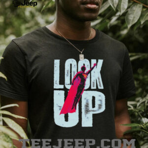 Superman look up shirt