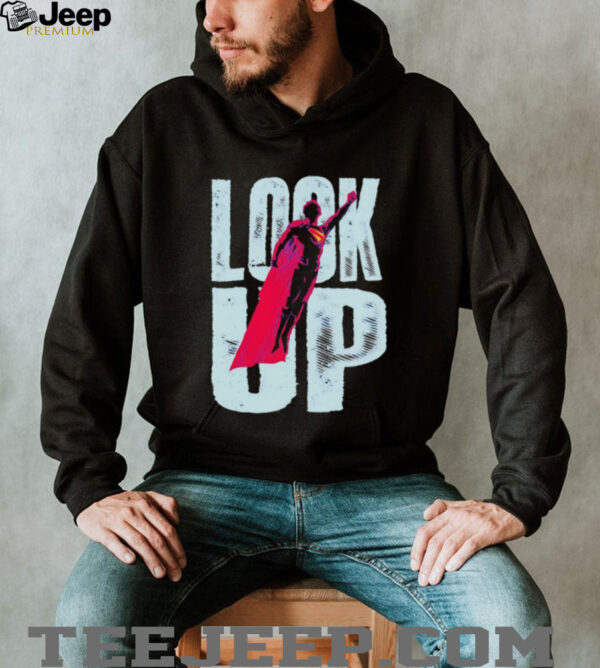 Superman look up shirt