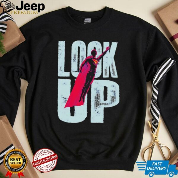 Superman look up shirt