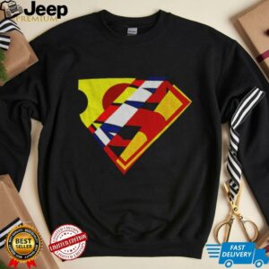 Superman mixed logo shirt