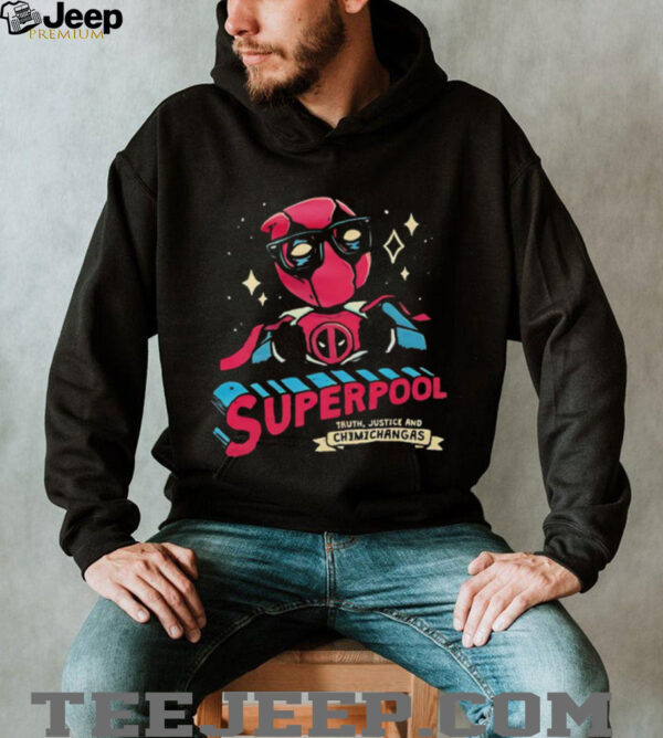 Superpool truth justice and chimichangas shirt