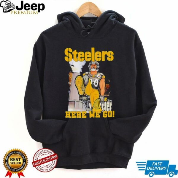 TJ Watt Pittsburgh Steelers here we go shirt