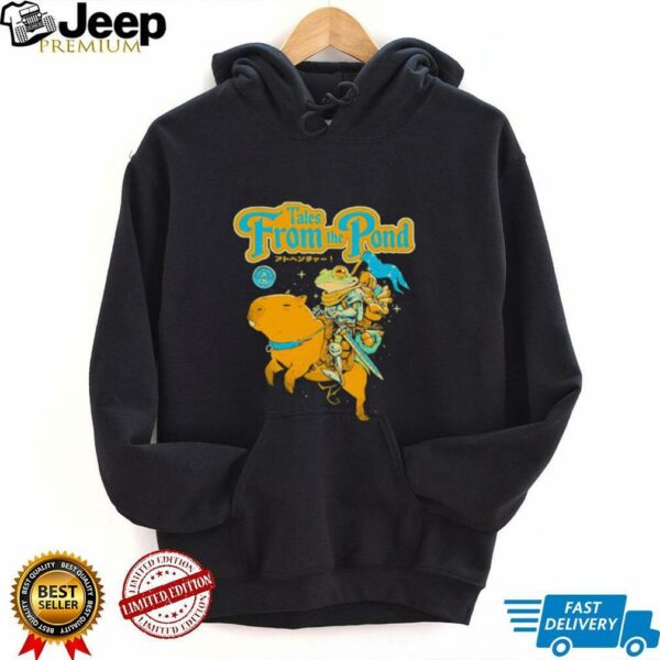 Tales from the Pond Frog riding Capybara shirt