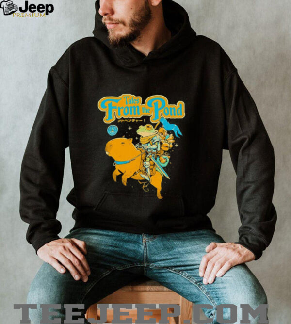 Tales from the Pond Frog riding Capybara shirt