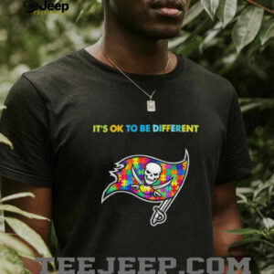 Tampa Bay Buccaneers Autism Awareness It’s ok to be different Shirt