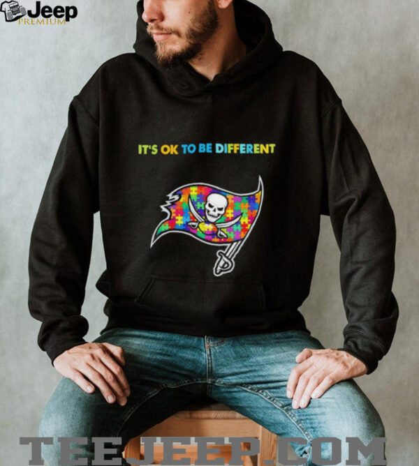 Tampa Bay Buccaneers Autism Awareness It’s ok to be different Shirt
