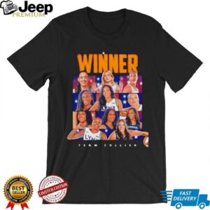 Team Collier 2025 WNBA All Star Champion Winner T Shirt