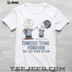Tennessee Titans Charlie Brown Snoopy Titans Forever Not Just When...