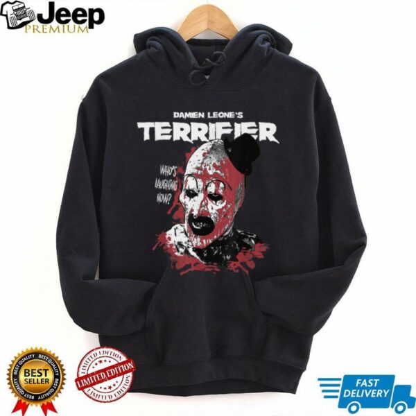 Terrifier Distressed Art the Clown Graphic Horror Movie T Shirt