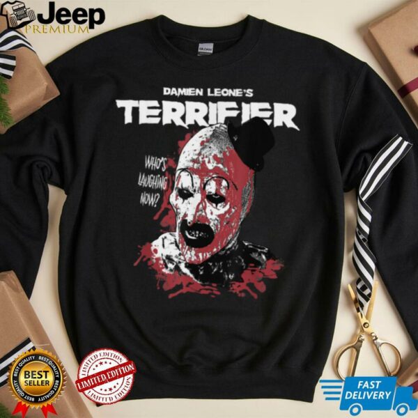 Terrifier Distressed Art the Clown Graphic Horror Movie T Shirt