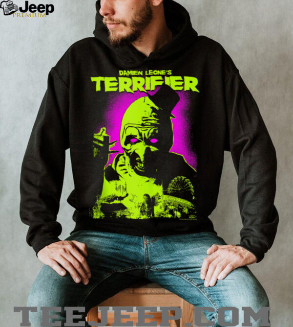 Terrifier Glowing Eyes Art Neon Poster Horror Shirt