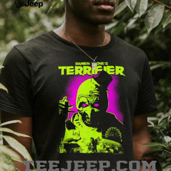 Terrifier Glowing Eyes Art Neon Poster Horror Shirt