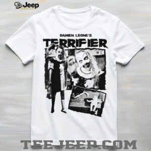Terrifier Little Pale Girl Creepy Collage Horror Movie T Shirt