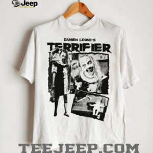 Terrifier Little Pale Girl Creepy Collage Horror Movie T Shirt