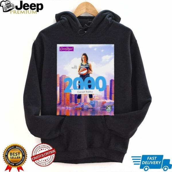 That’s 2000 Career Points for Kia Nurse Chicago Sky shirt