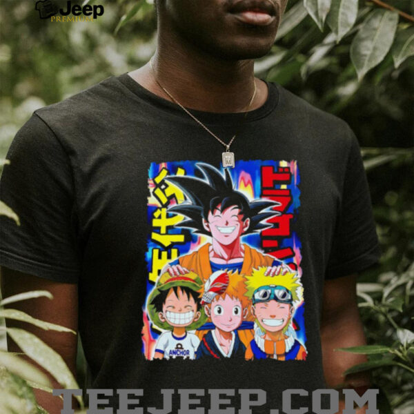 The Father of Anime Goku Luffy Naruto shirt