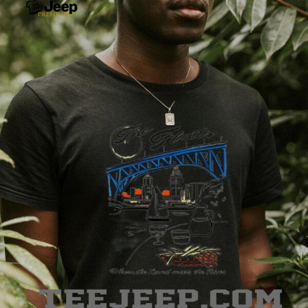 The Flats where the land meets the river shirt