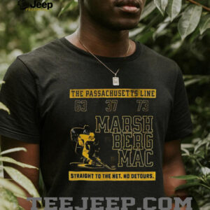 The Passachusetts Line Boston Bruins Hockey Marsh Berg Mac Straight To The Net No Detours shirt