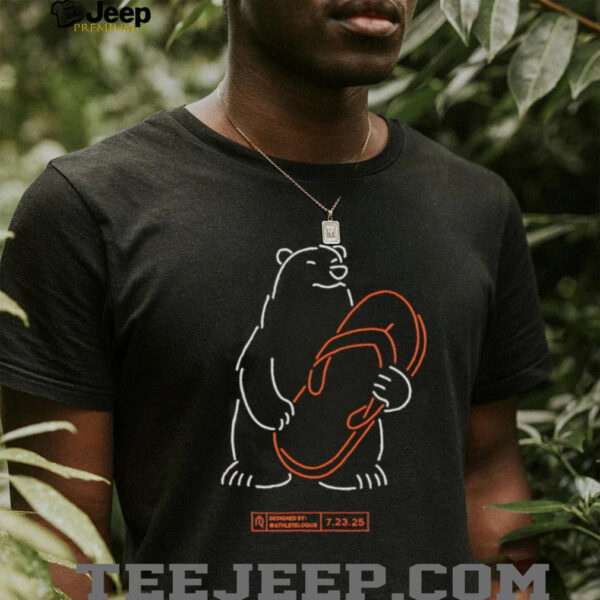 The Polar Bear HR Chancla neon shirt