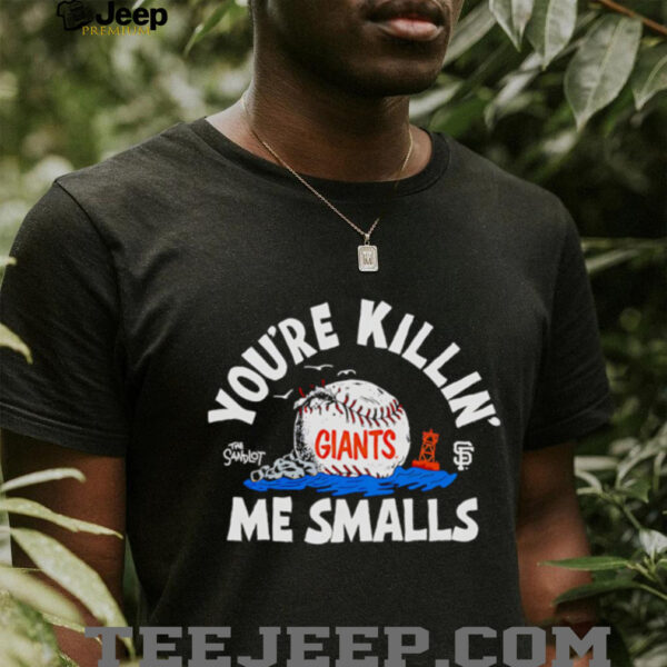 The Sandlot x San Francisco Giants you’re killin’ me smalls baseball shirt