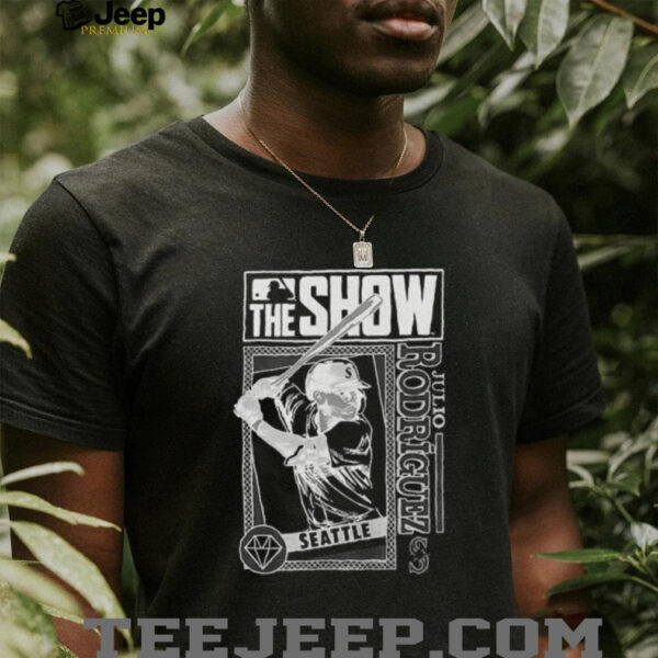 The Show Julio Rodríguez Seattle Mariners MLB Baseball cartoon shirt