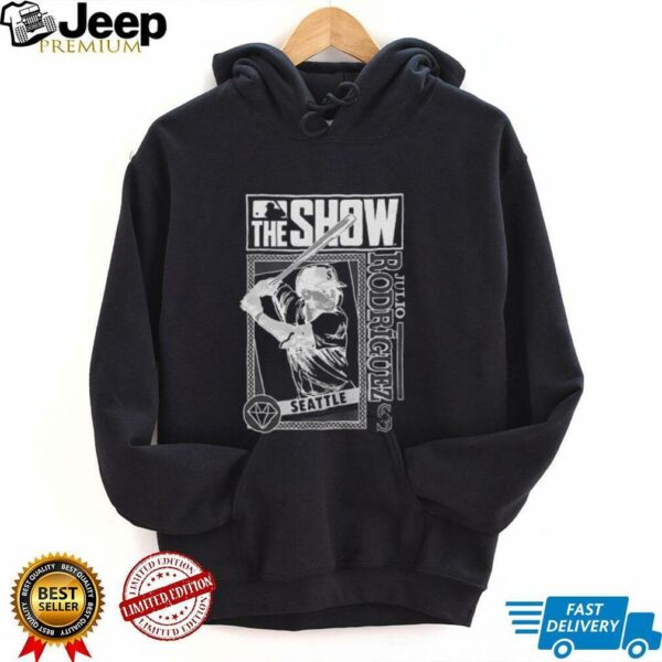 The Show Julio Rodríguez Seattle Mariners MLB Baseball cartoon shirt