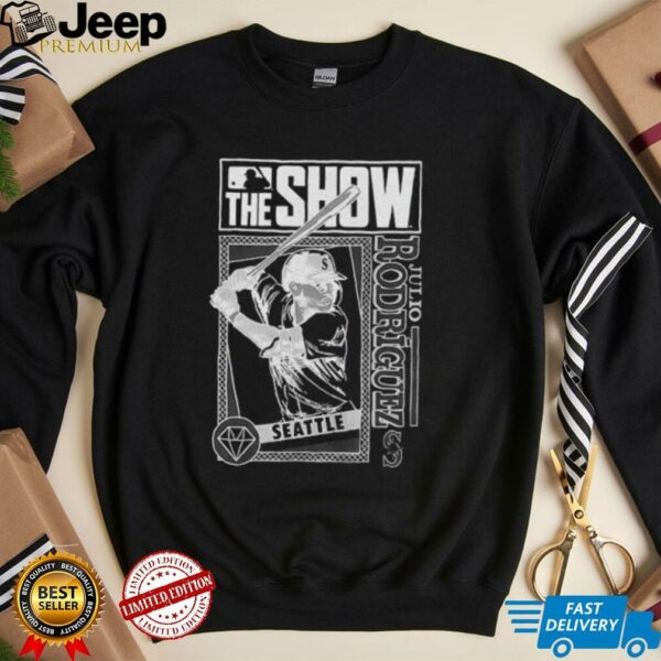 The Show Julio Rodríguez Seattle Mariners MLB Baseball cartoon shirt