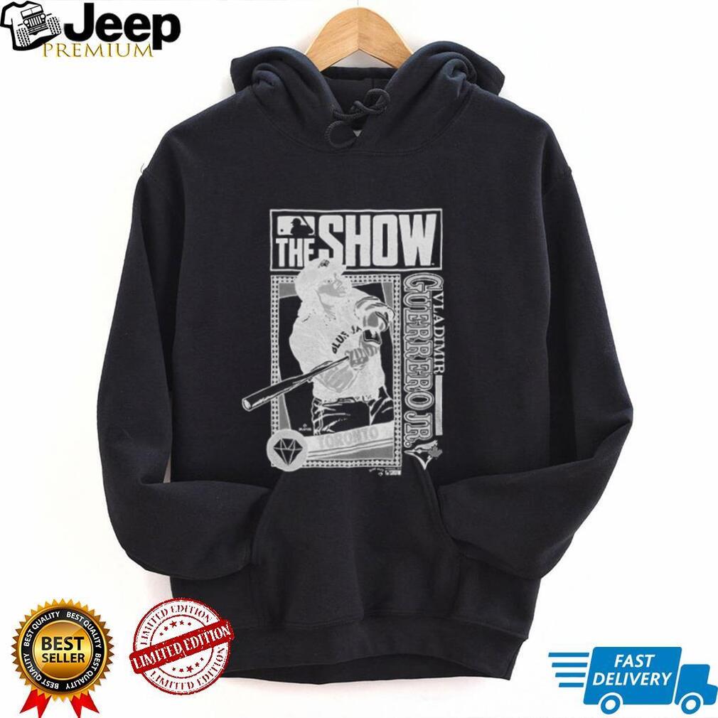 The Show Vladimir Guerrero Jr. shirt with baseball field background