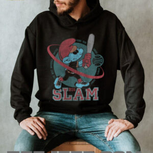The Smurfs Big Slam Baseball Retro 90's Cartoon Shirt