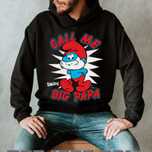 The Smurfs Call Me Big Papa Smurf Retro Cartoon Shirt