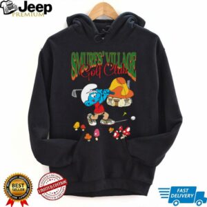 The Smurfs Smurf's Village Golf Club Retro Cartoon Shirt