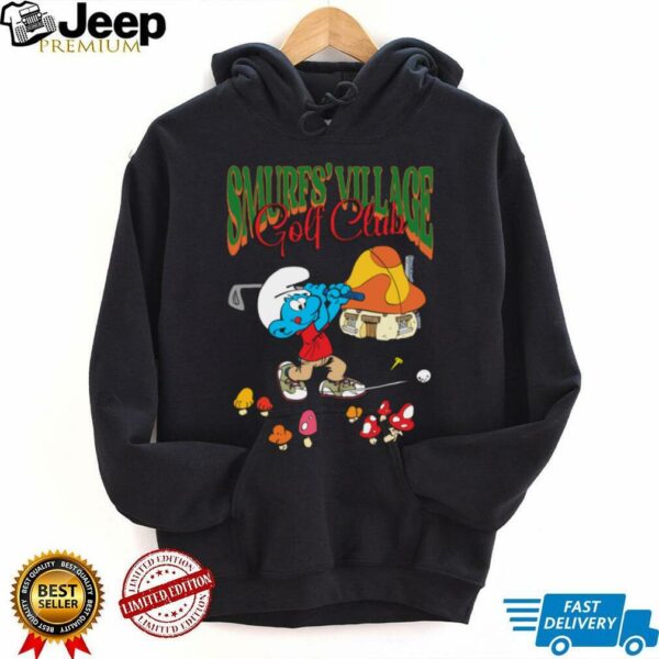 The Smurfs Smurf’s Village Golf Club Retro Cartoon Shirt