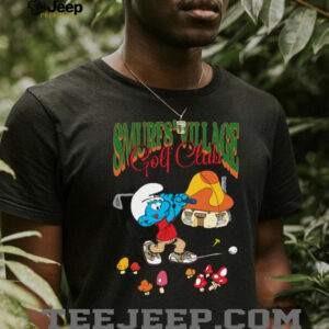The Smurfs Smurf's Village Golf Club Retro Cartoon Shirt