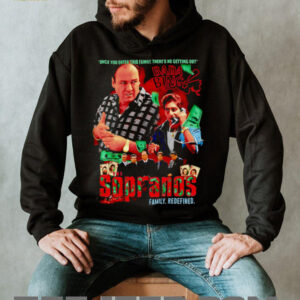 The Sopranos family redefined once you enter this family there’s no getting out shirt