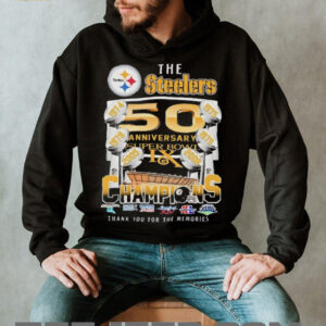 The Steelers 50th Anniversary Super Bowl 6 Time Champions shirt