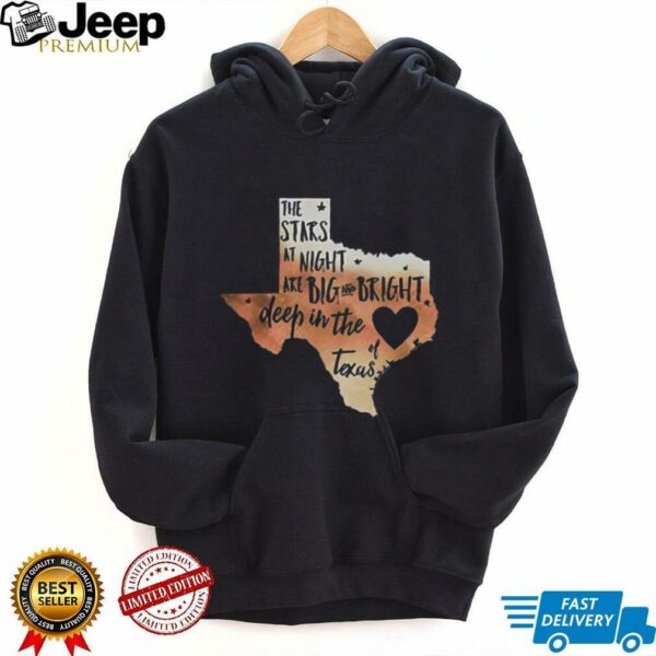 The stars at night are big and bright deep in the heart of Texas shirt