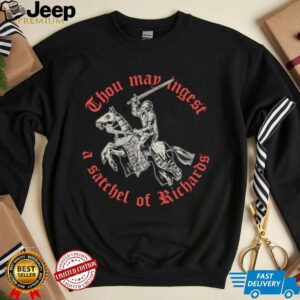 Thou map angest a satchel of richards shirt