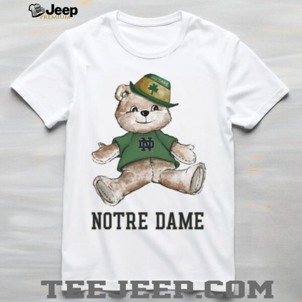 Tiny Turnip Teddy Bear Notre Dame Fighting Irish T shirt
