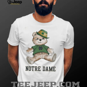 Tiny Turnip Teddy Bear Notre Dame Fighting Irish T shirt