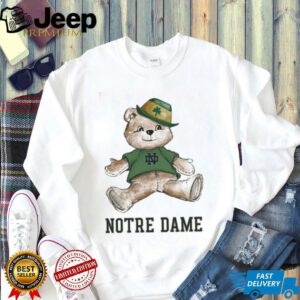 Tiny Turnip Teddy Bear Notre Dame Fighting Irish T shirt