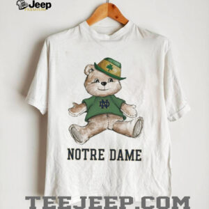 Tiny Turnip Teddy Bear Notre Dame Fighting Irish T shirt