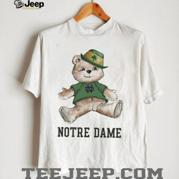 Tiny Turnip Teddy Bear Notre Dame Fighting Irish T shirt