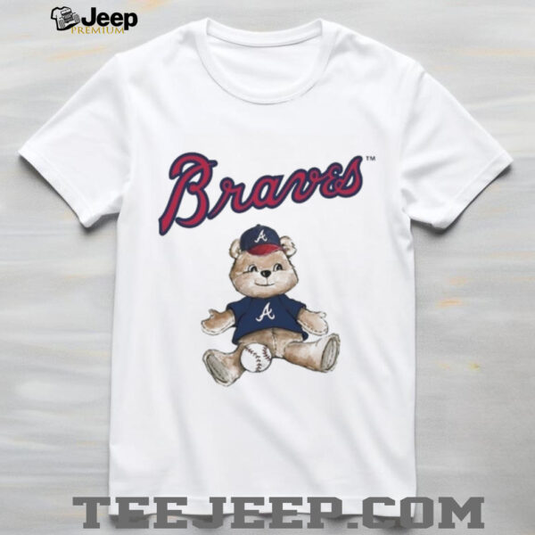 Tiny Turnip Teddy Bear X Atlanta Braves Baseball T shirt
