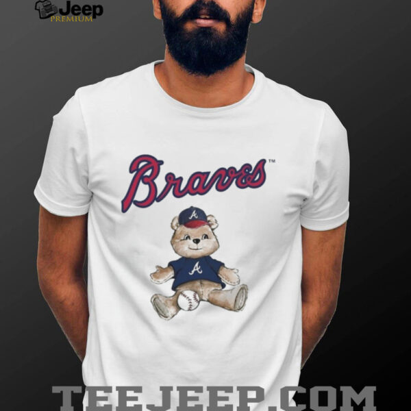Tiny Turnip Teddy Bear X Atlanta Braves Baseball T shirt
