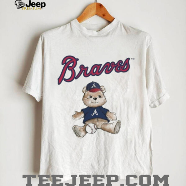 Tiny Turnip Teddy Bear X Atlanta Braves Baseball T shirt