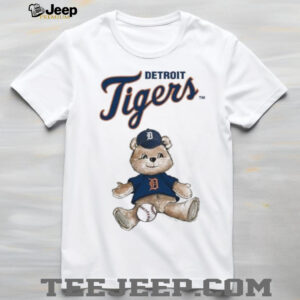 Tiny Turnip Teddy Bear X Detroit Tigers Baseball T shirt