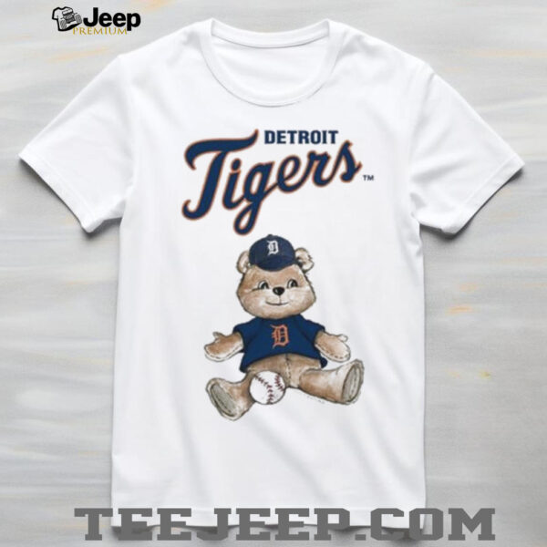 Tiny Turnip Teddy Bear X Detroit Tigers Baseball T shirt