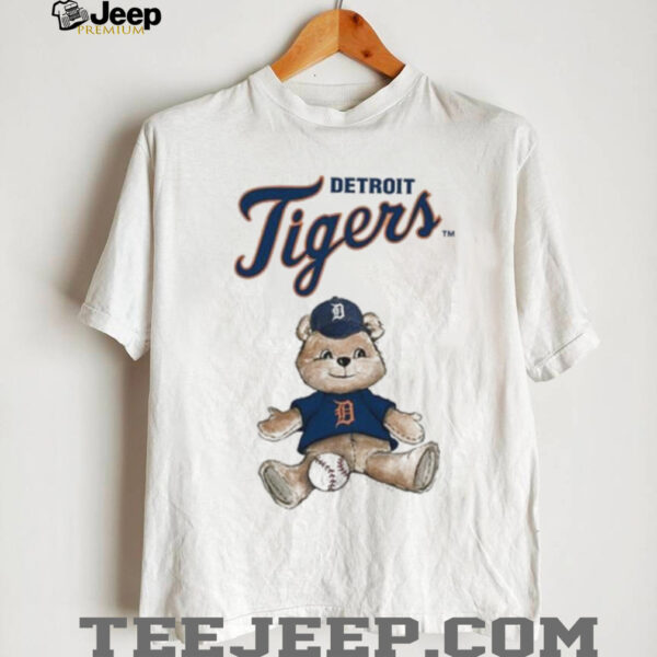 Tiny Turnip Teddy Bear X Detroit Tigers Baseball T shirt
